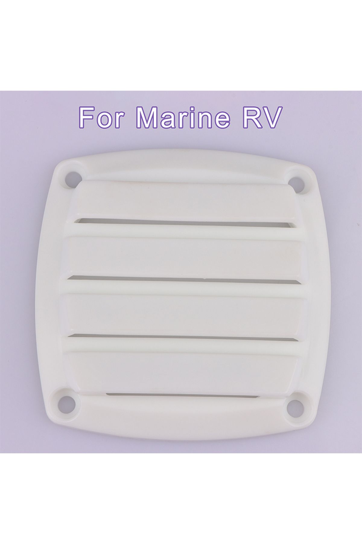 Choice-White 1pc Boat Louvered Vent Replace Square Air Vent Grill Ventilation Ducting Cover Outlet Vent For 1