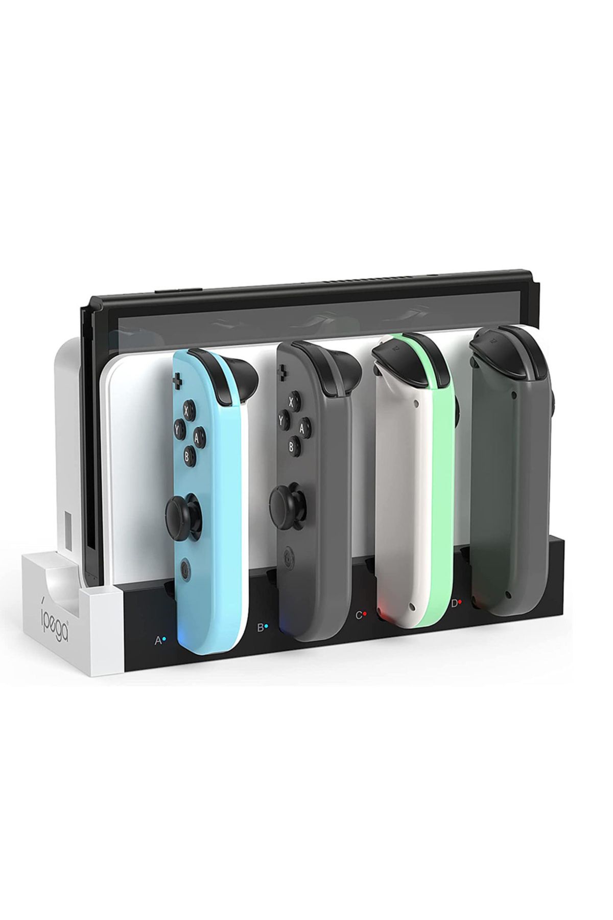 Choice-As Shown For Nintendo Switch Joy Con Controller Charger Dock Stand Station Holder Switch Ns Joy-con 1