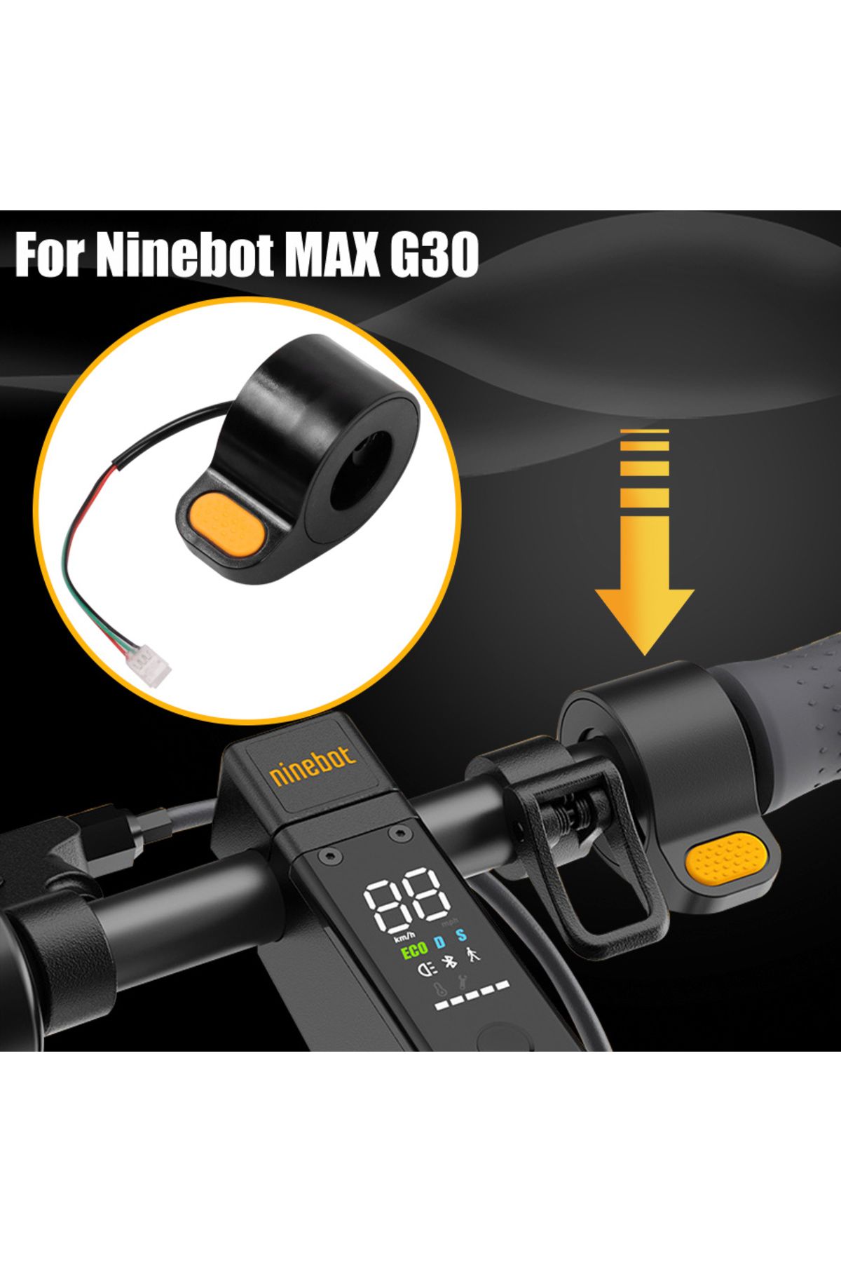 Choice-دواسة الوقود الكهربائية لدراجة Xiaomi M365 PRO Mi3 لـ Ninebot Max G30 Kick... 4