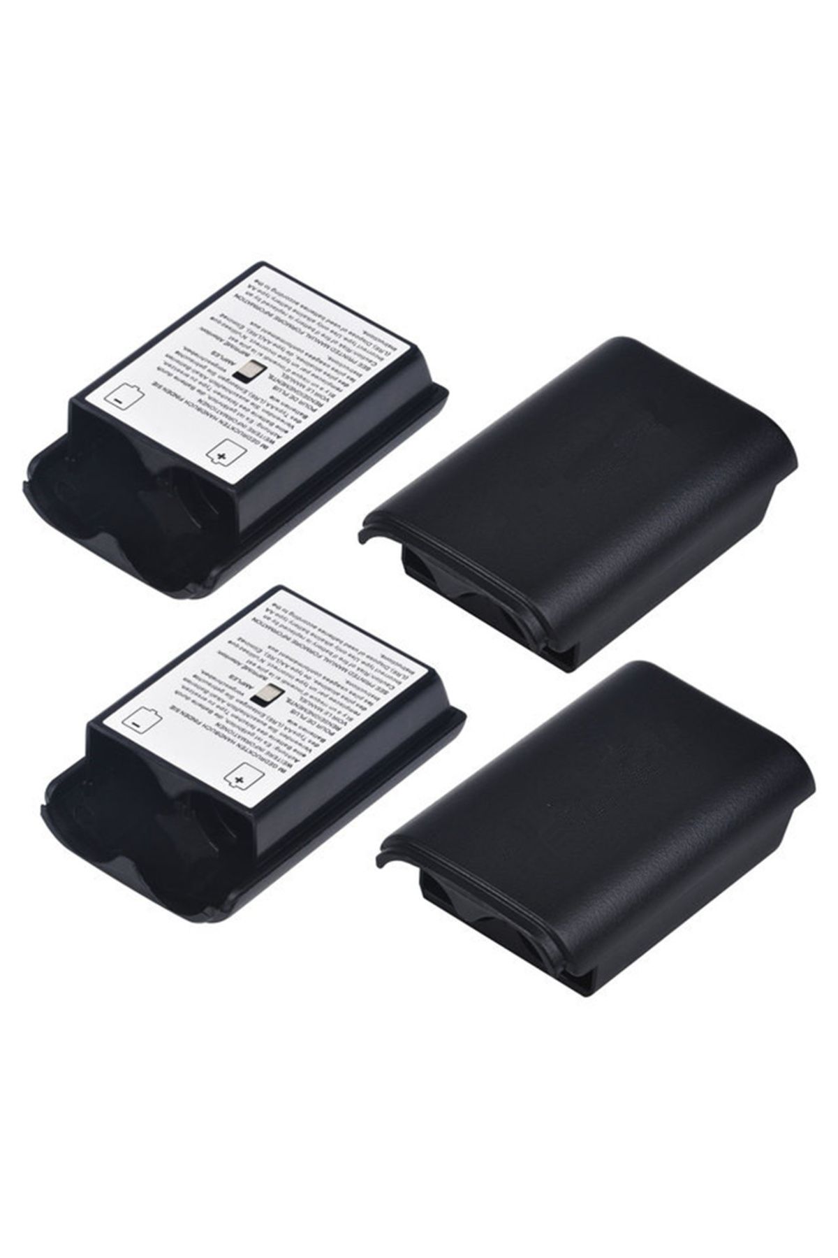 hopeboth-10 Pieces Black 10pcs Game Battery Case For Xbox 360 Wireless Controller Rechargeable Battery Case C 1