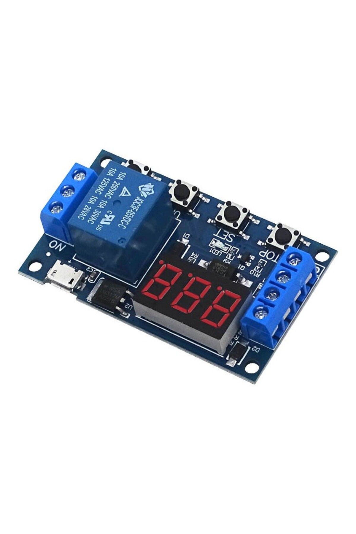 Choice-DC 6-30V Timer Relay Programmable Delay Relay Module Cycle Timer with LED Display 6V 9V 12V 24V M... 7