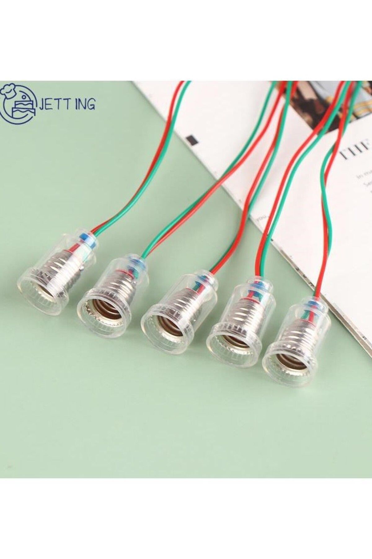 Choice-5Pcs Universal E10 Lamp Holder With Wire Small Lampholder E10 Base Experiment Teaching Instrument... 8