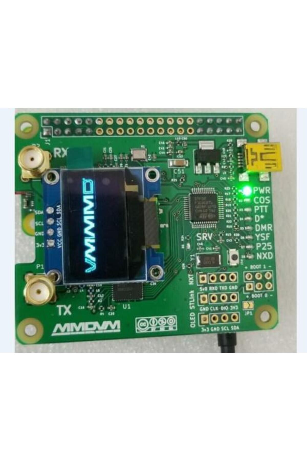 Choice-Mmdvm Mmdvm_hs_dual_hat Duplex Mmdvm Hotspot Uhf/vhf P25 Dmr Ysf Nxdn Pi Oled Solded On Board 1