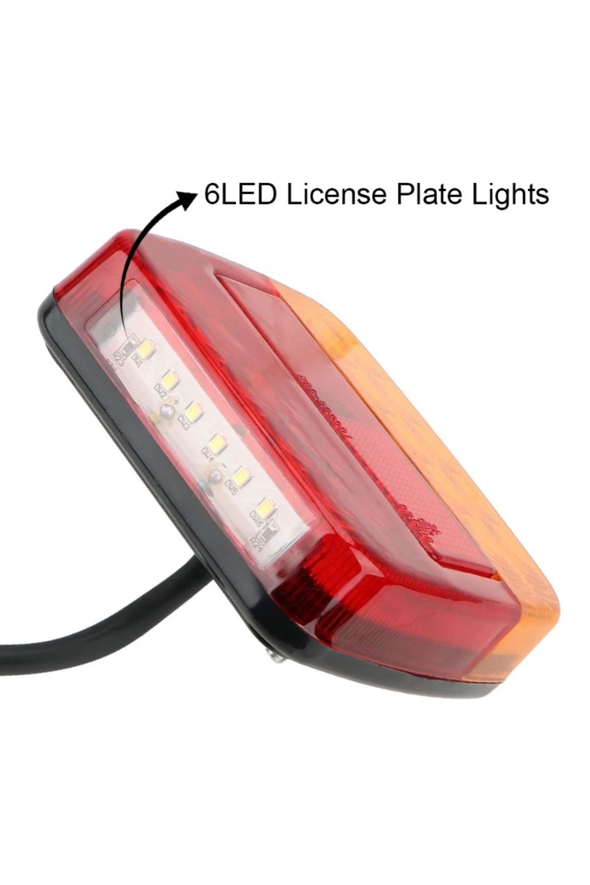 Choice-12V Taillight Turn Signal Indicator 26 LED Tail Light Car Number Plate Light Rear Reverse Brake S... 6