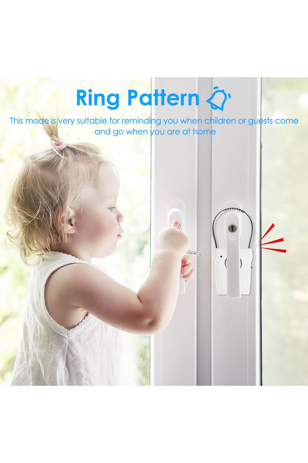 Choice-Door Handle Alarm 110db Door Security Alarm With Adjustable Settings Alarm Equipment Battery Oper... 4