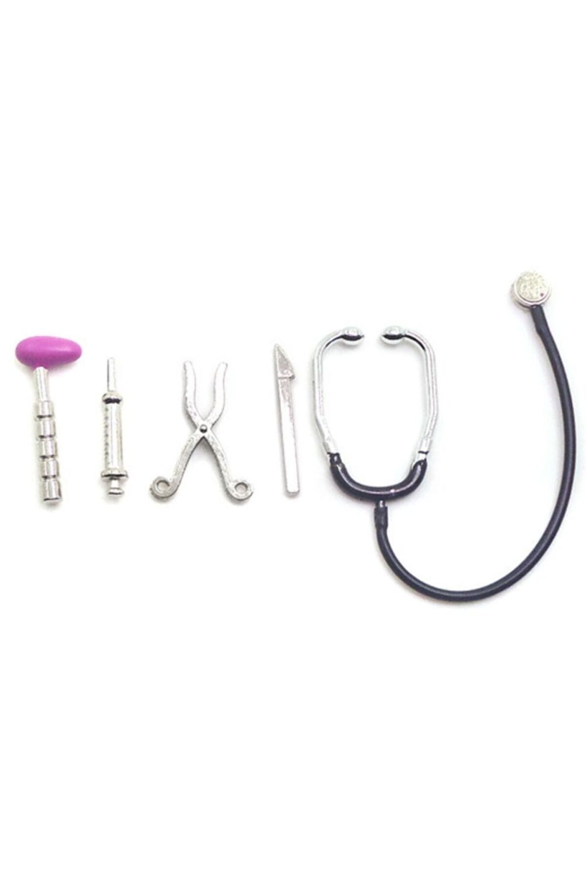 Choice-- 1/6 1/12 Scale Dollhouse Stethoscope Set Doctor Nurse Doll Accessories Miniature Medical Applianc. 1