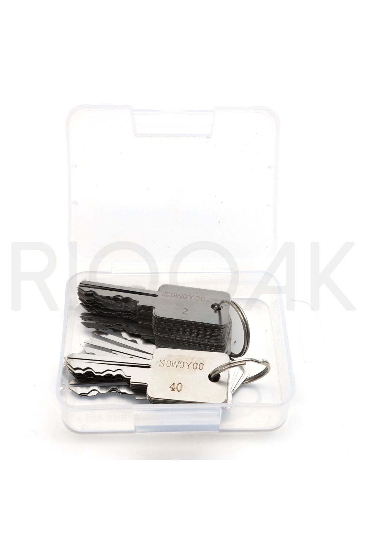 Choice-48 In 1 Locksmith Tools Lock Keys Set for Bull Head Lock for S Groove Lock For One Word Locks for... 4