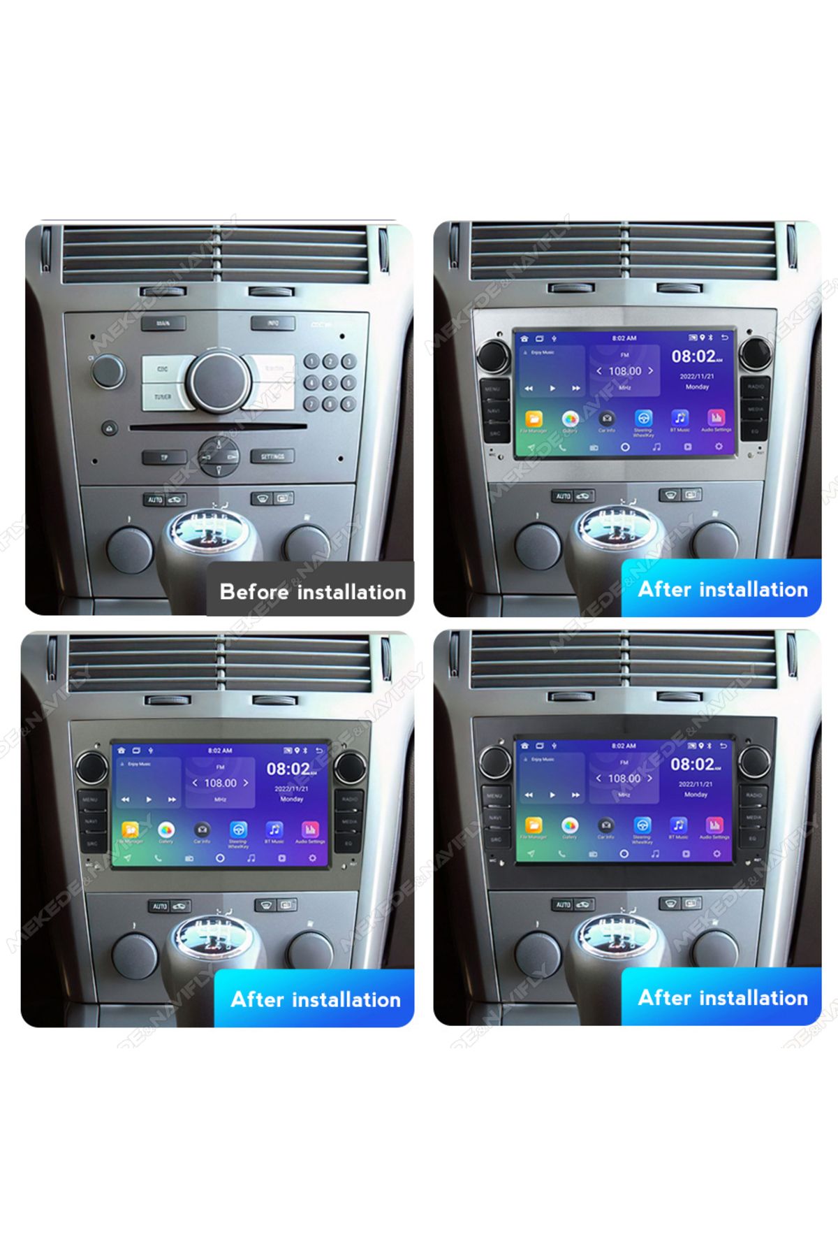 Choice-راديو سيارة MEKEDE 2 Din Carplay لأوبل أسترا H J 2004 فيكترا فوكسهول انتارا زافيرا كورسا C D Vi... 3