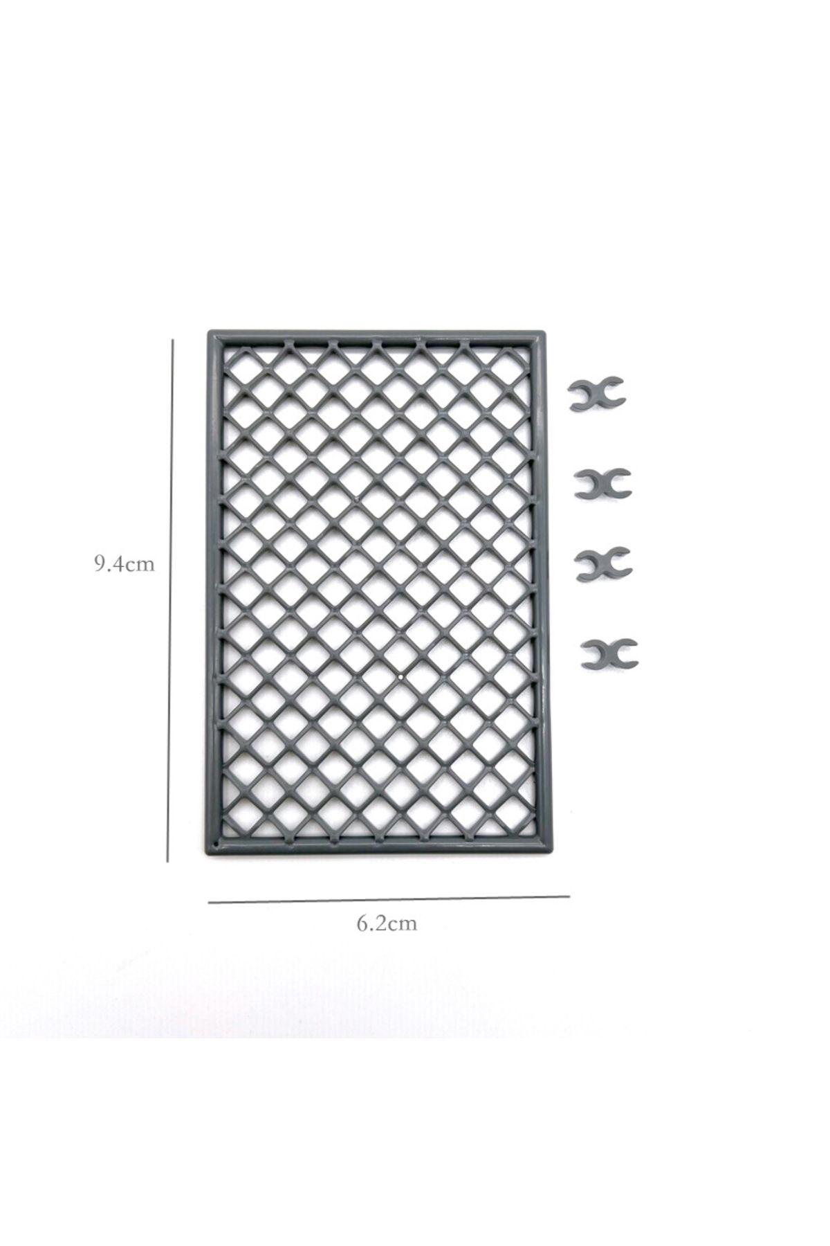 Choice-Light Grey Building Blocks Moc Building Blocks Protective Mesh Wire Mesh Spring Military Fence War S 3