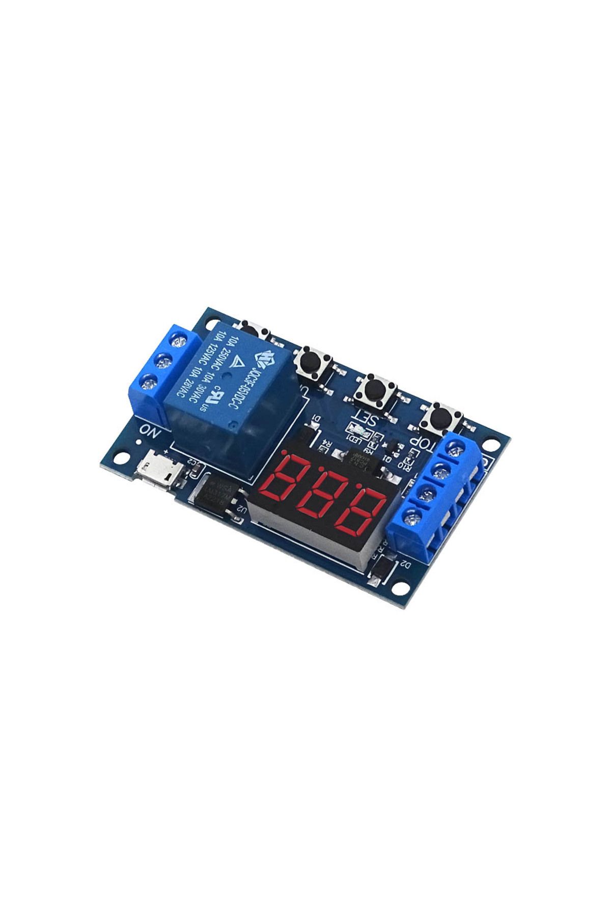 Choice-DC 6-30V Timer Relay Programmable Delay Relay Module Cycle Timer with LED Display 6V 9V 12V 24V M... 3