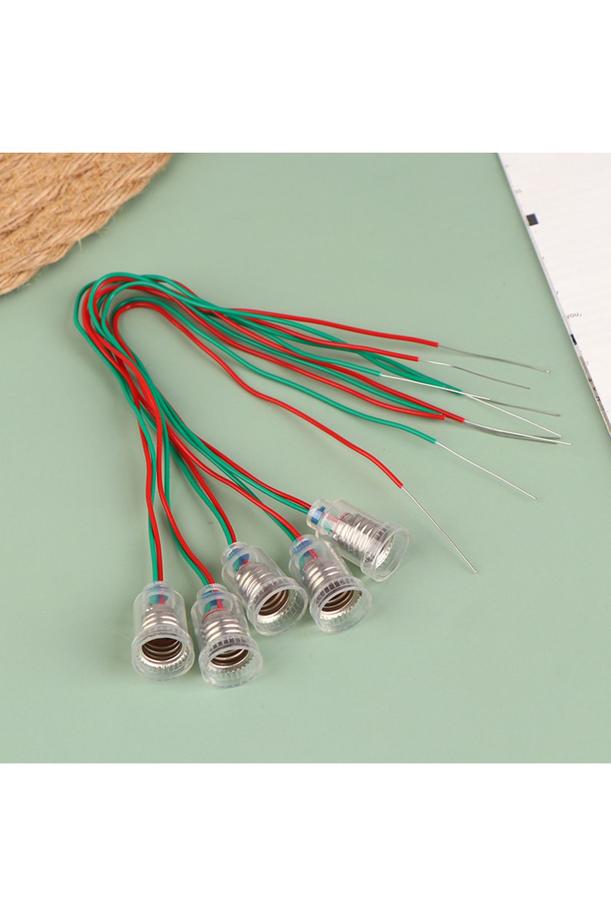 Choice-5Pcs Universal E10 Lamp Holder With Wire Small Lampholder E10 Base Experiment Teaching Instrument... 7