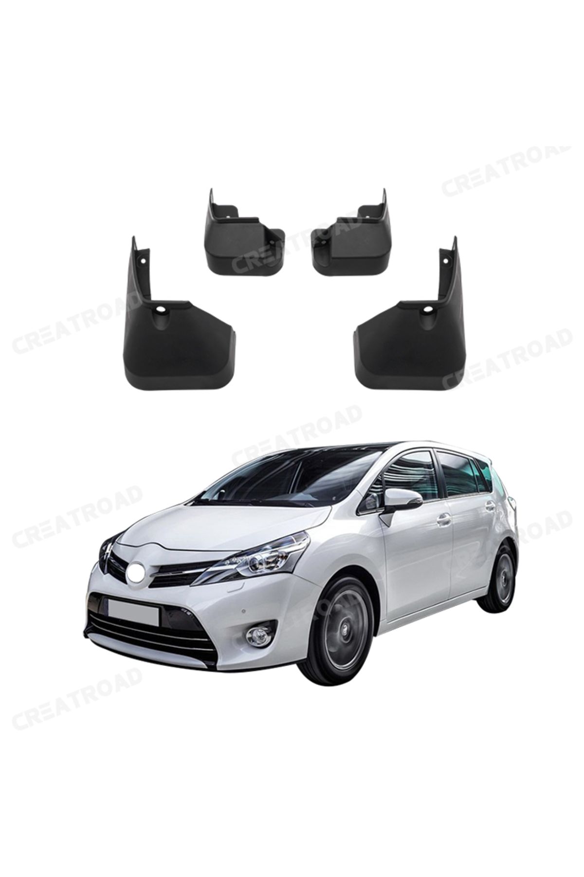 Choice-Car Mud Flaps For Toyota Verso 2009-2018 Mudflaps Splash Guards Mud Flap Mudguards Fender 2010 20... 8
