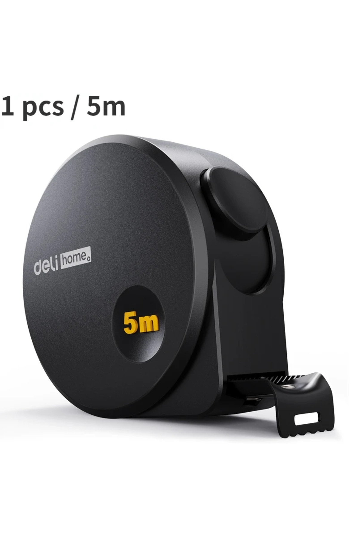 Choice 5m Deli Tools 1pcs 3/5m Black Steel Material Measuring Tape Measure High Precision Household Woodwor