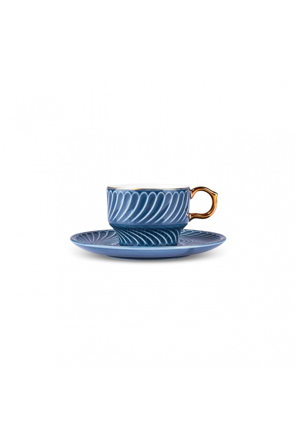 Karaca-Olympian 90 ml 6-teiliges Kaffeeset, Blau 8