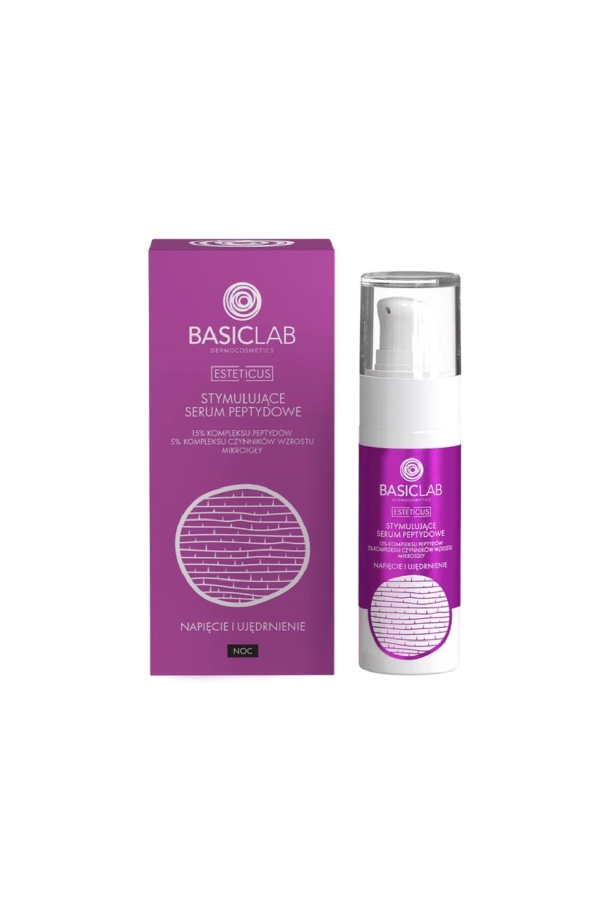 BASICLAB Ser De Față Cu Peptide Stimulatoare 15% Complex De Peptide, 30 Ml - One Size
