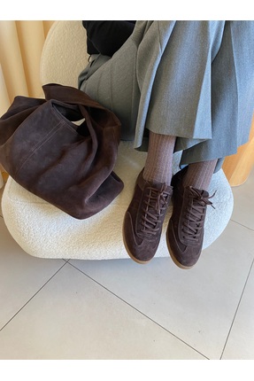 LOSS CLOUDY GERÇEK SÜET KAHVE SNEAKER