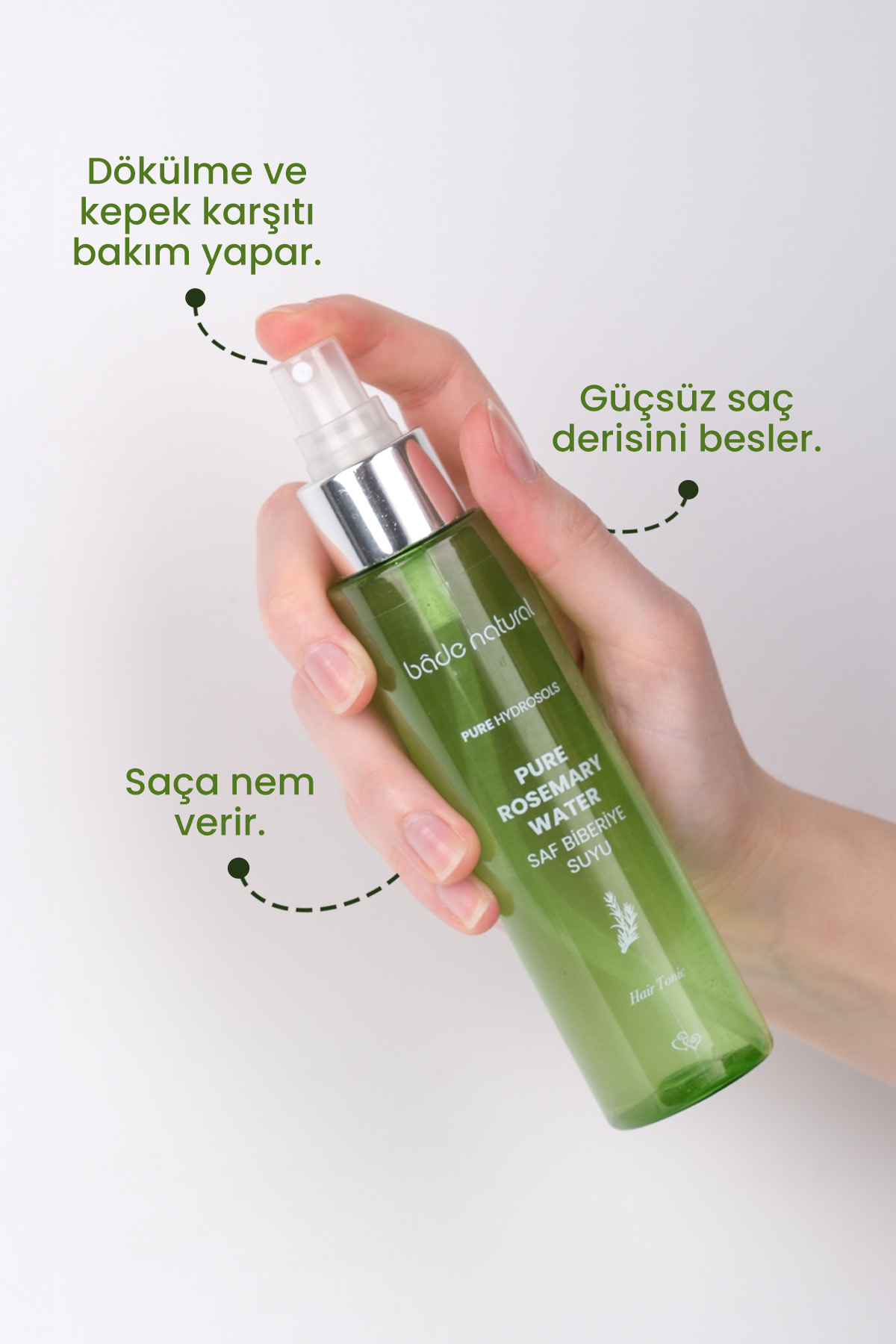Biberiye Suyu Dökülme Karşıtı Saç Uzamasını Destekleyici Saç Toniği %100 Doğal 100 ml — BN.0392 — تصویر 6 از 6