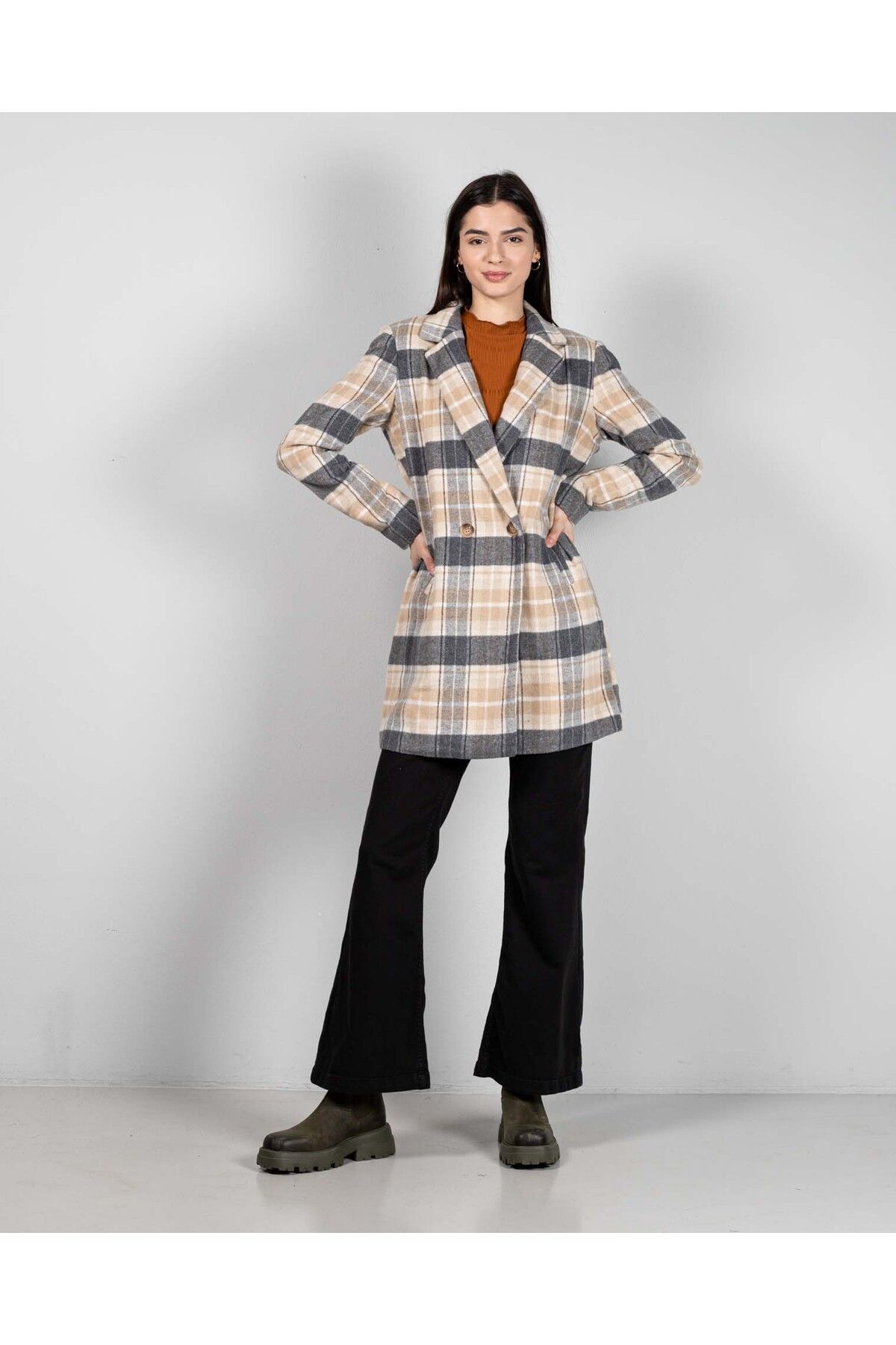 VILA-Thin coat VILA with lining 24LGD34008 4