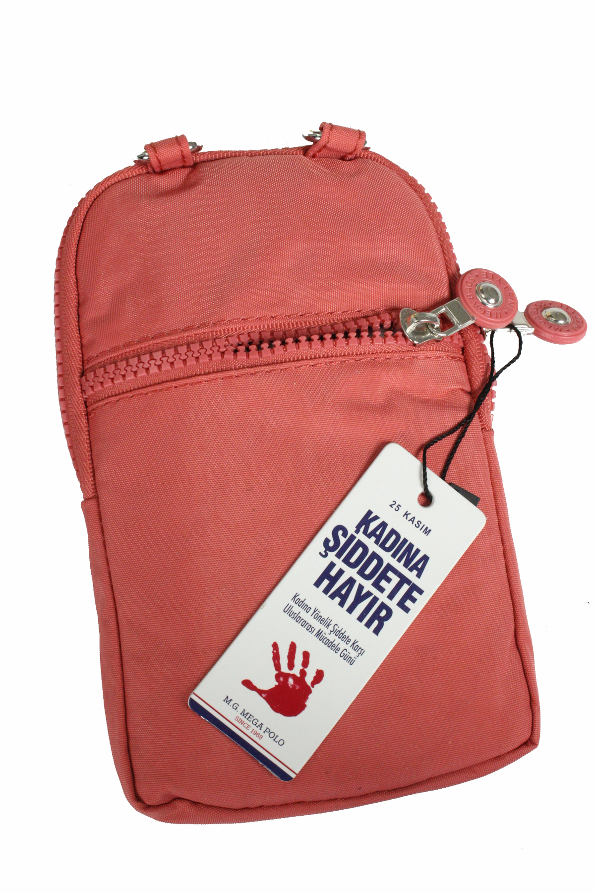 M 226 Mega Bag Krinkıl Kumaş Unisex Küçük Omuz Çantası, Telefonluk