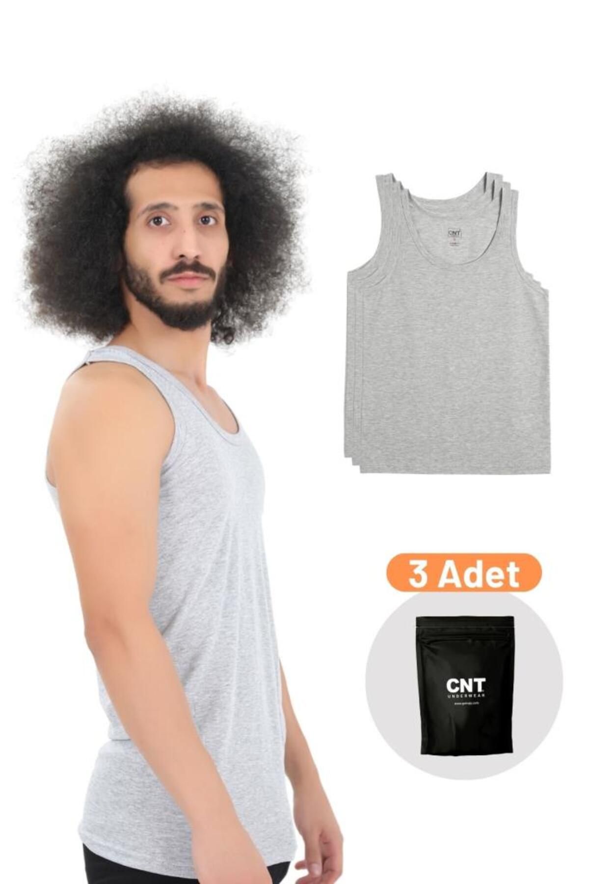 CNT-Men's Undershirt Cotton Basic 3-Piece Premium Pack 2