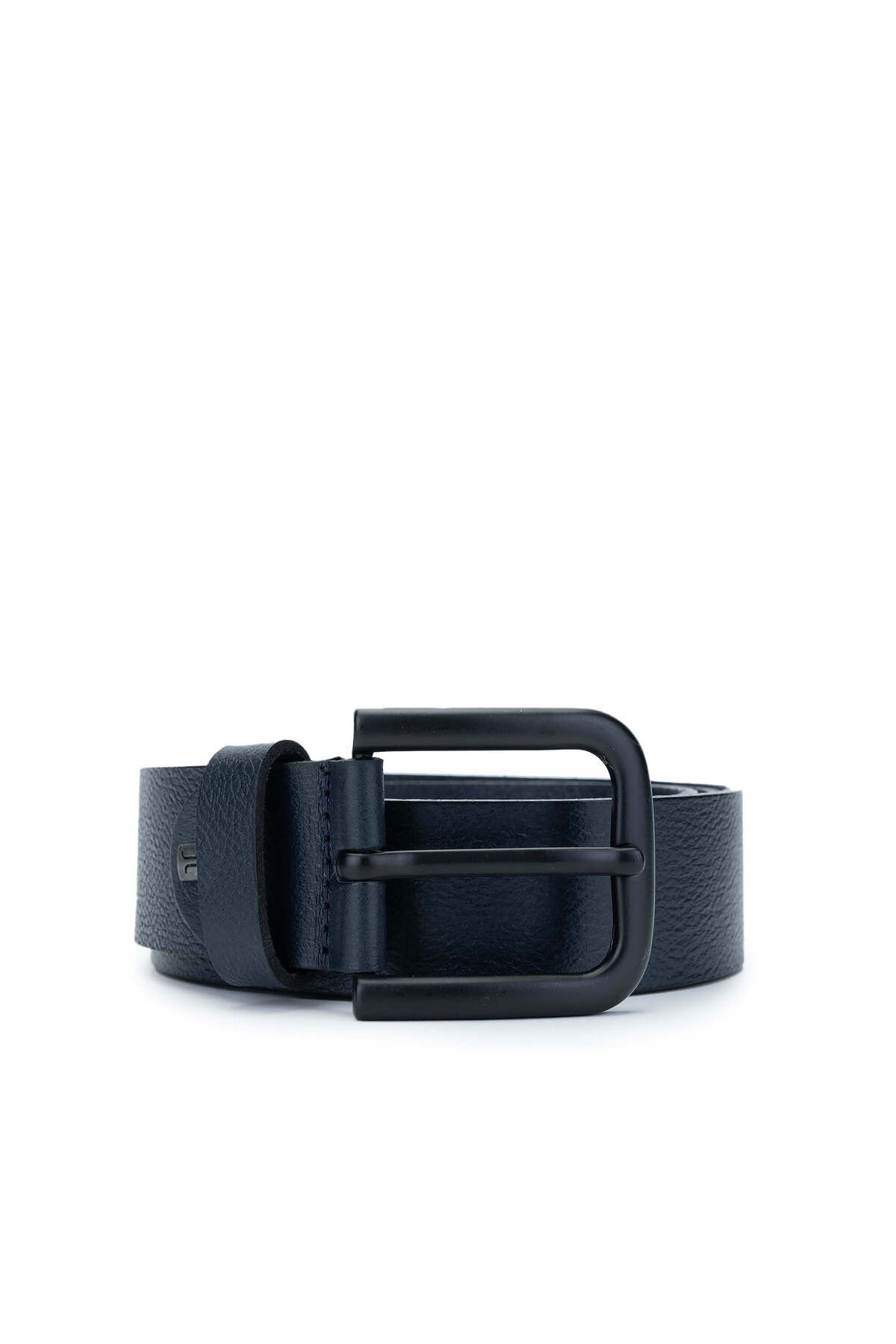 Tamer Tanca-Men's Genuine Leather Navy Blue Belt 1