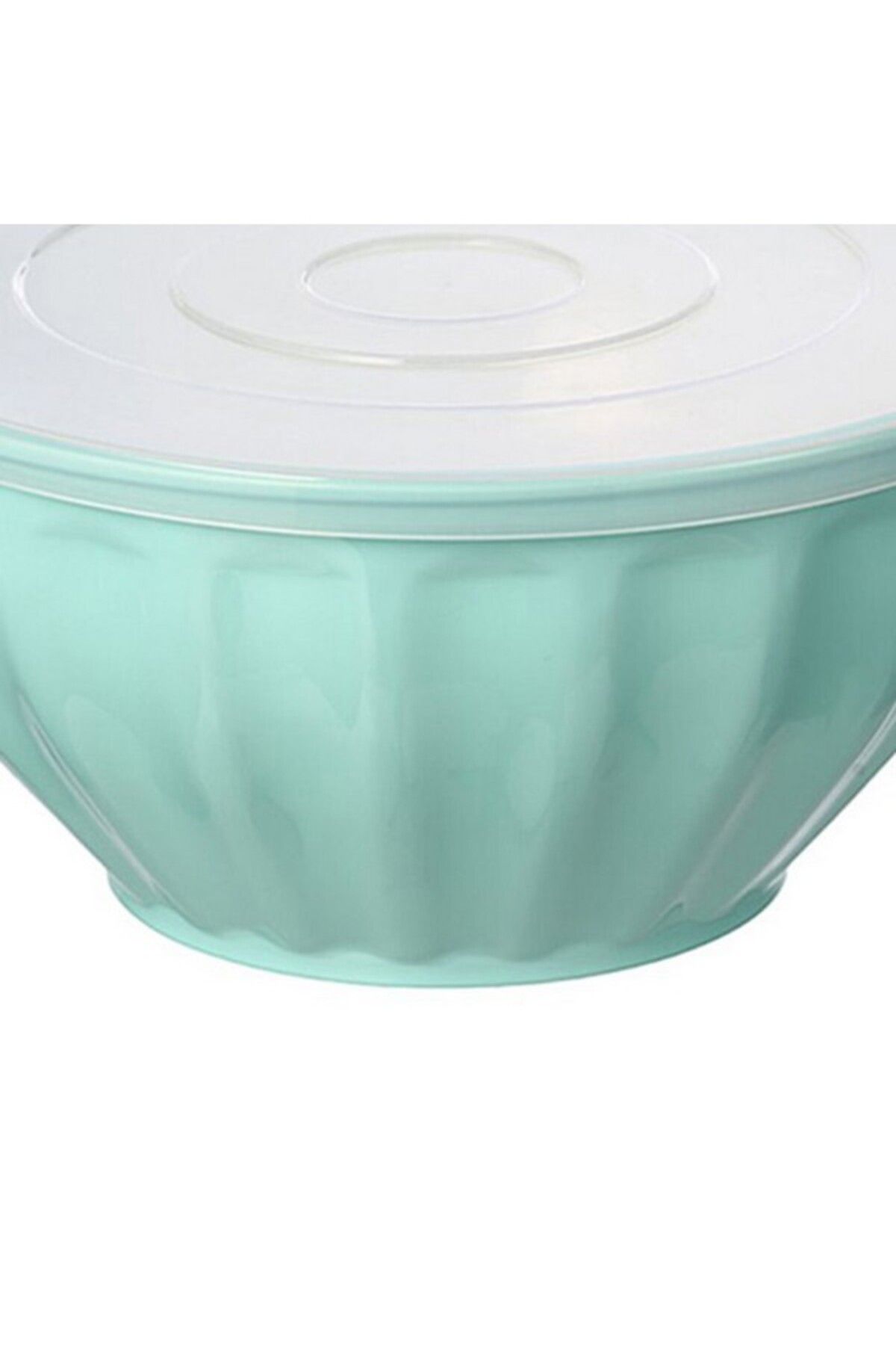 Felli-Contemporary Design Round Salad Bowl with Lid 3500ml 3