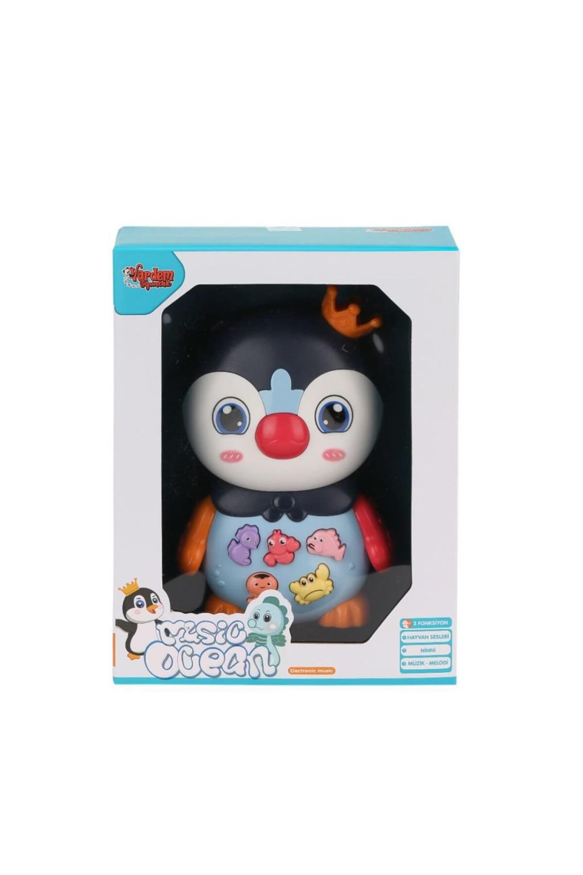 mrpurple Nessiworld JLG-855-115A Işıklı ve Müzikli Penguen Pianosu -Vardem Oyuncak