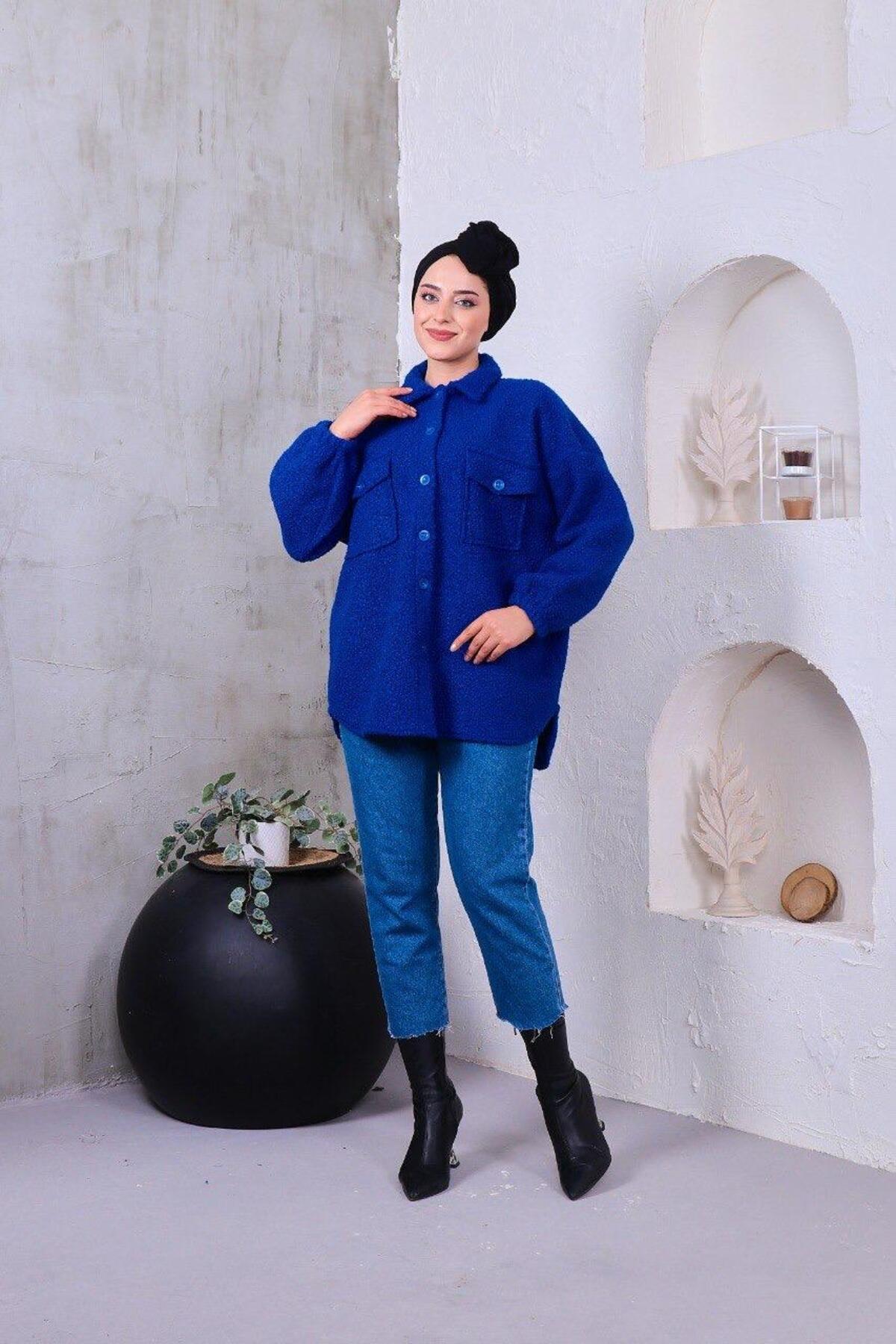 POM POM BOUQUET FABRIC STANDARD SIZE SHIRT JACKET