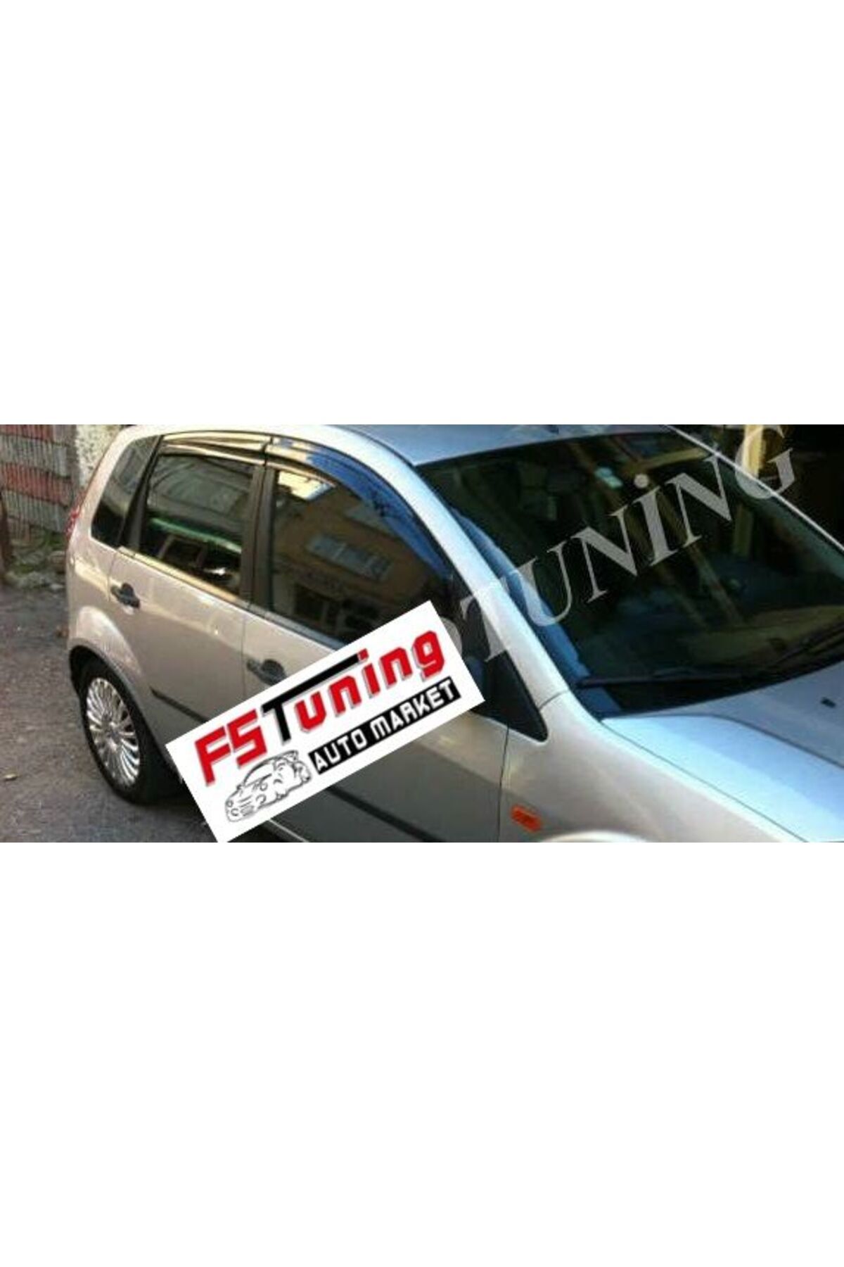 Mugen Ford Fiesta Cam Rüzgarlığı 4.lü 04-09