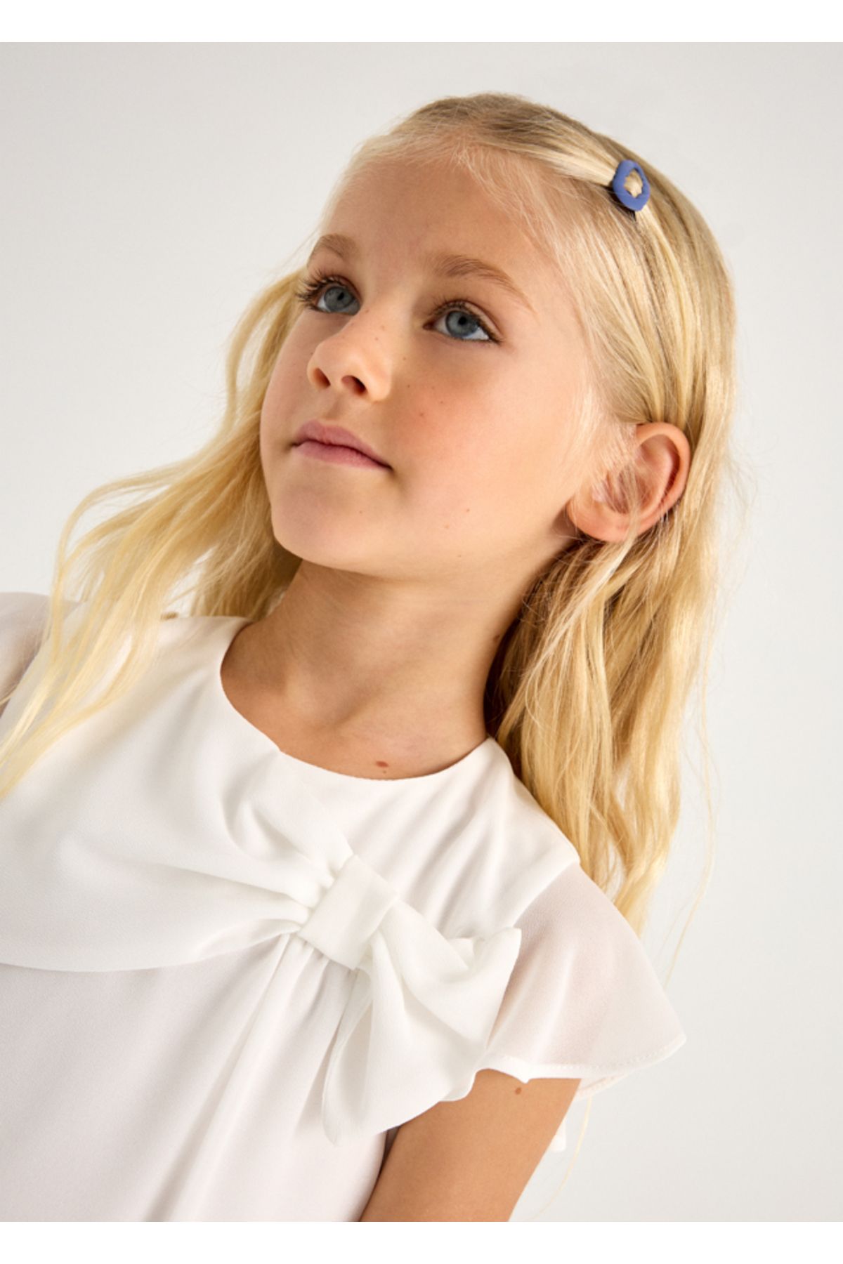 MAYORAL-Girl's Blouse with Bow Detail - 3182 1