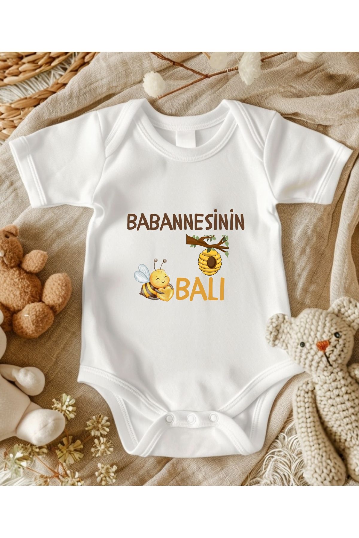 lupi yazılı zıbın hediye yenidoğan anne baba hala yenge amca dayıya