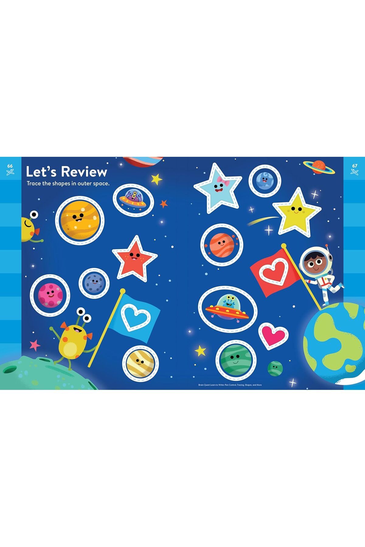Workman Publishing-Brain Quest - Reading and Writing Effect: Pen Control, Shaped and Sewn Design 8