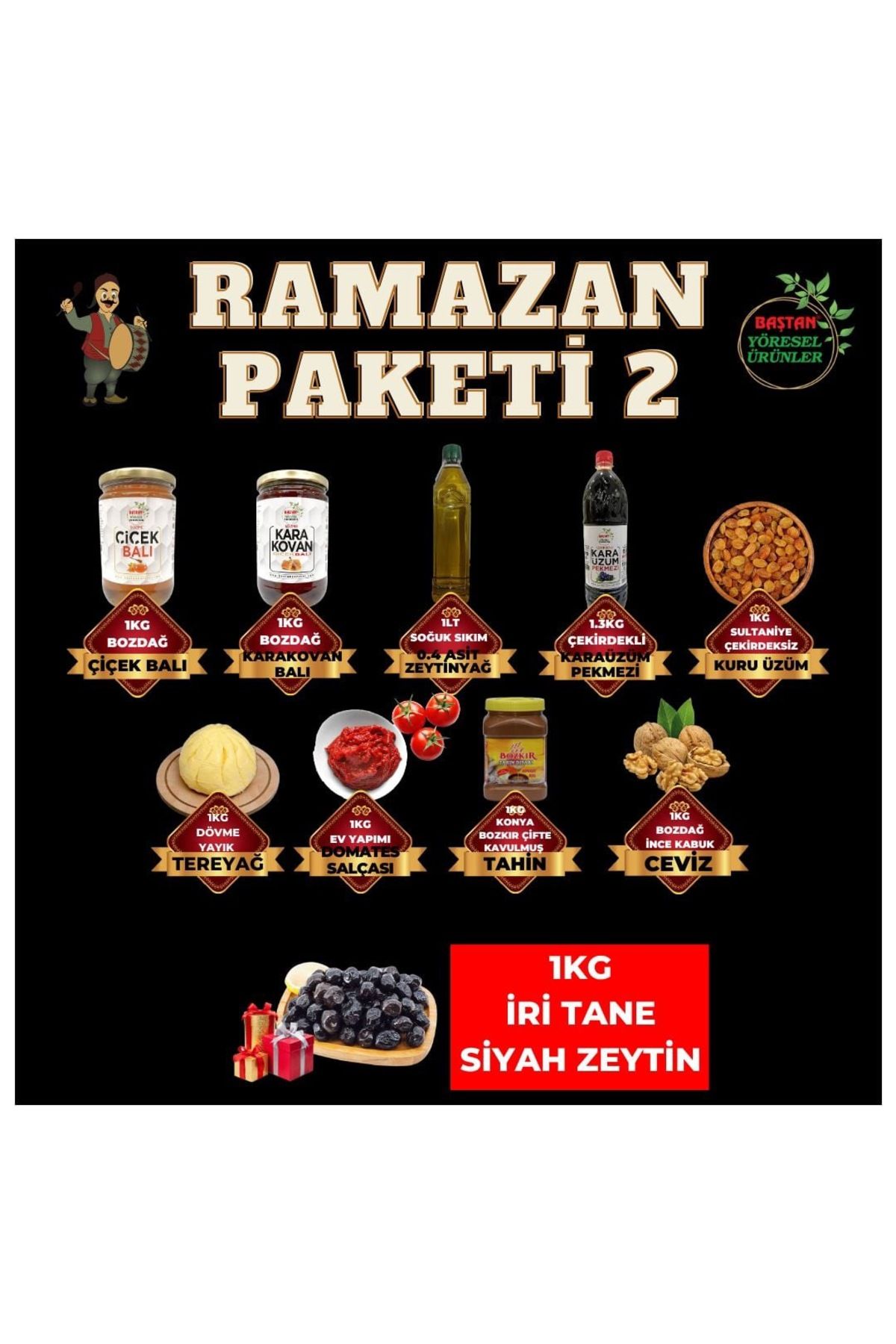 Baştan Yöresel Ramazan Paketi 2