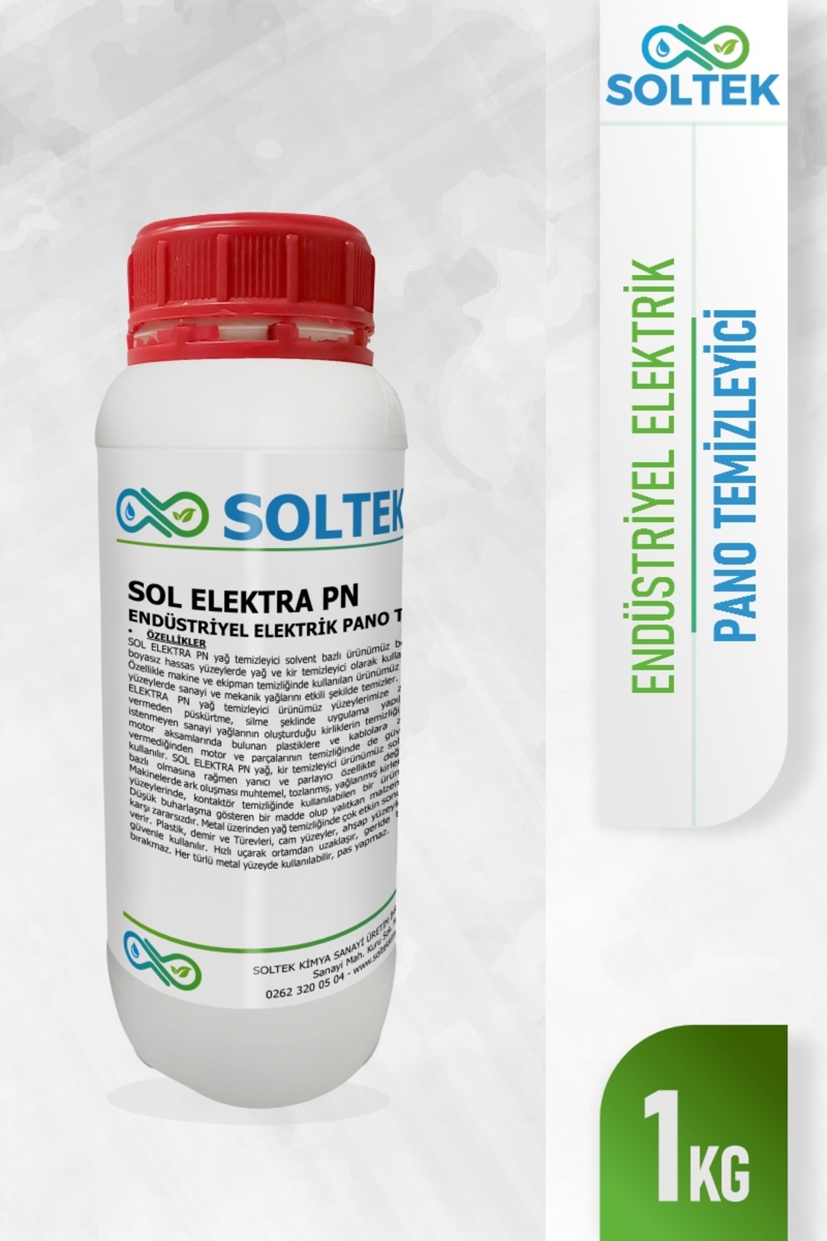 SOLTEK KİMYA Elektrik Pano Temizleme Solventi Sol Elektra PN