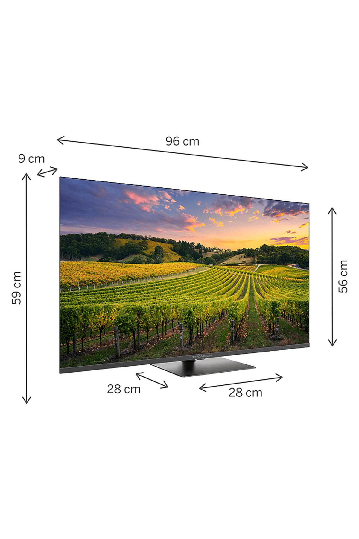 THOMSON 65QG5C14 65 inç 164 Ekran Uydu Alıcılı Ultra HD 4K Google Smart QLED TV