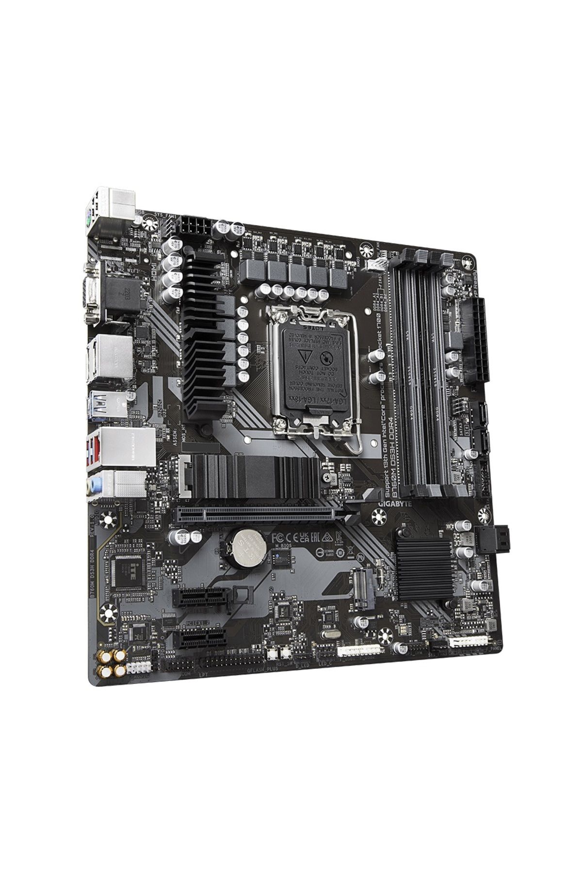Gigabyte-B760m-ds3h Ddr4 Intel B760 Socket 1700 Ddr4 5333mhz Matx Gaming (PLAYER) Placă de bază 3