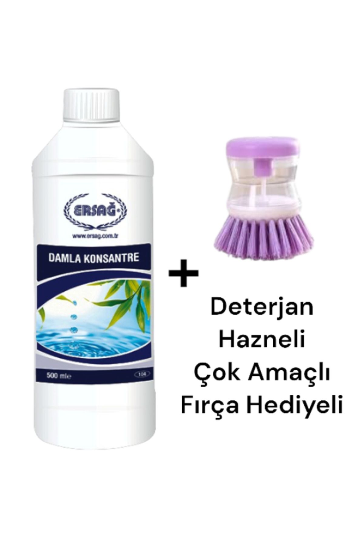 Ersağ Damla Konsantre 500 ML - (Çok Amaçlı Fırça Hediyeli ) 104-6