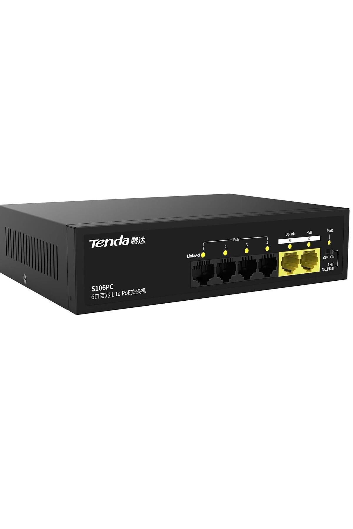 Hedef Market S106PC 6 PORT 10/100 POE SWITCH