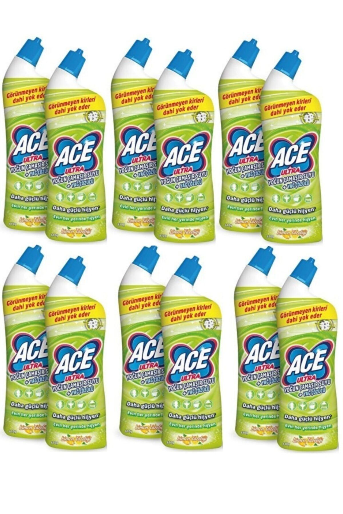 ACE 750ml Ultra Power Jel Limon Tazeliği x12 Adet - Fiyatı, Yorumları