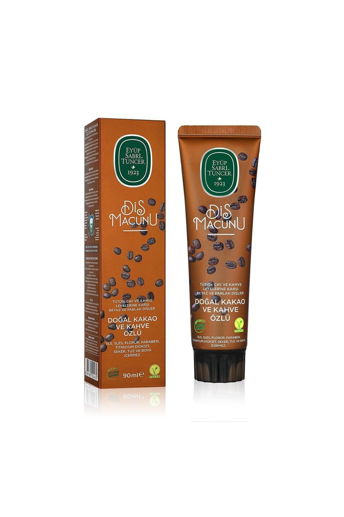 Eyüp Sabri Tuncer-Natural Cocoa and Coffee Extract Toothpaste 90 ml 2