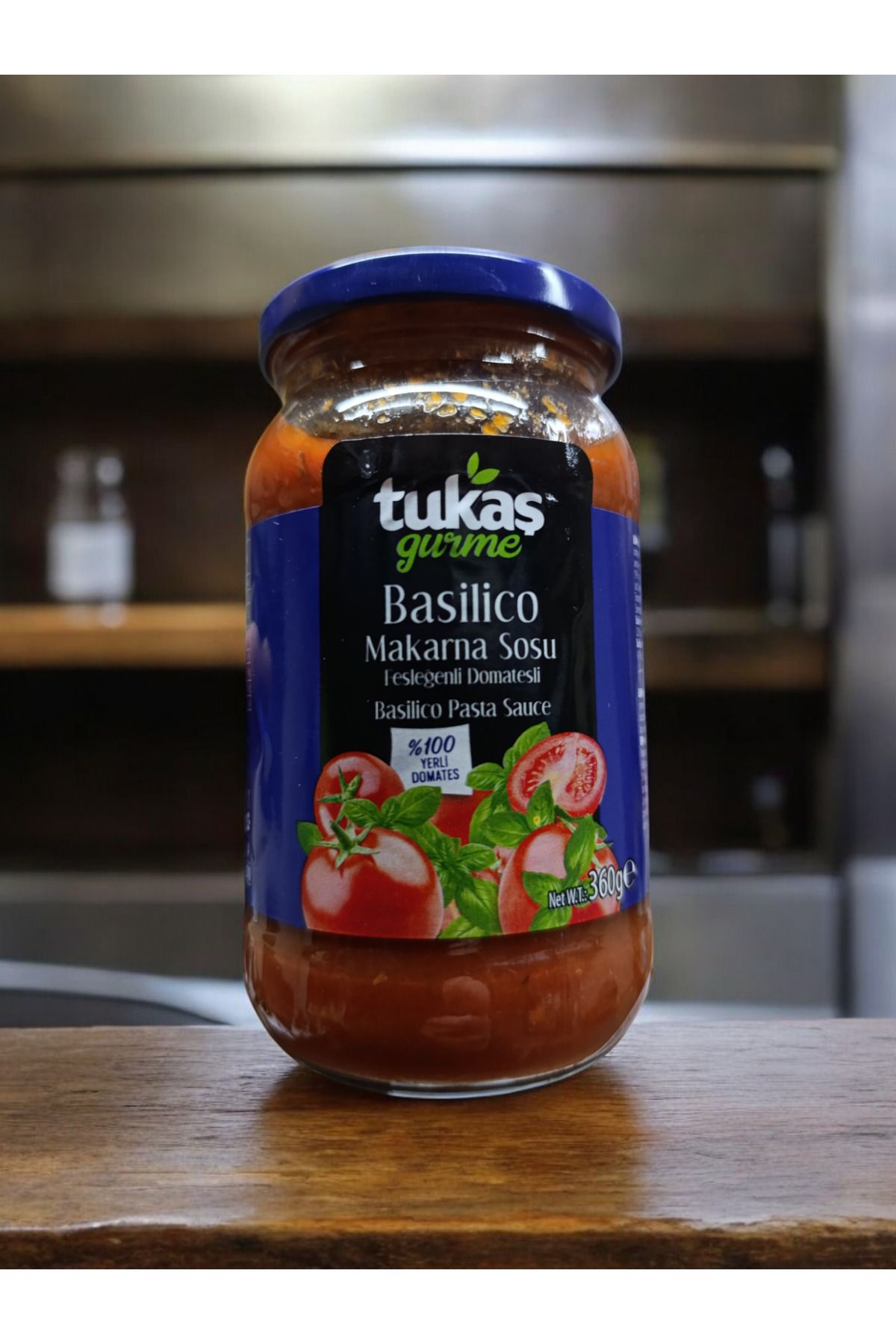 Tukaş Gurme Basilico Makarna Sosu 360GR ( Fesleğenli)
