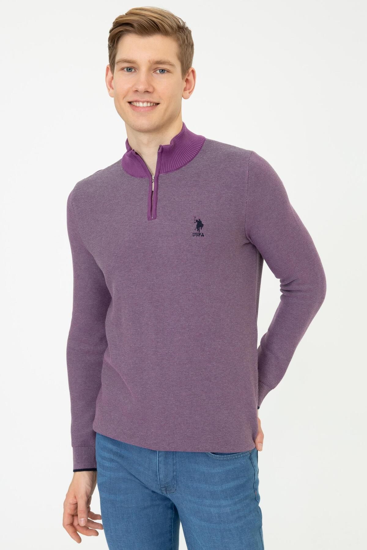 U.S. Polo Assn.-Men's Violet Sweater 2