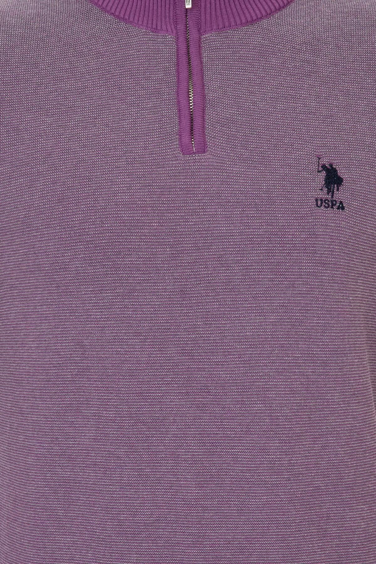 U.S. Polo Assn.-Men's Violet Sweater 3