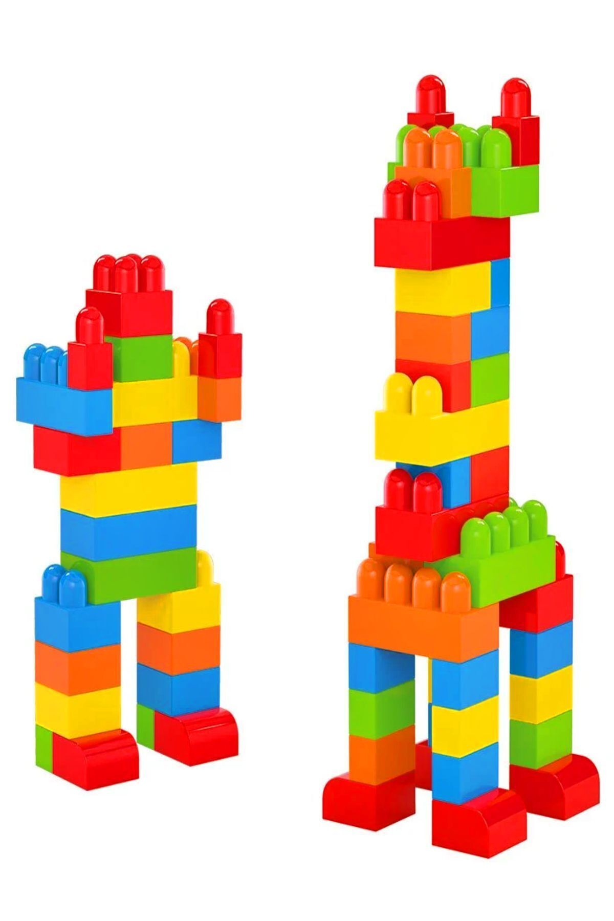 a v d a-Educational Smart Blocks 100 Pieces - Puzzle Build Building Blocks 5
