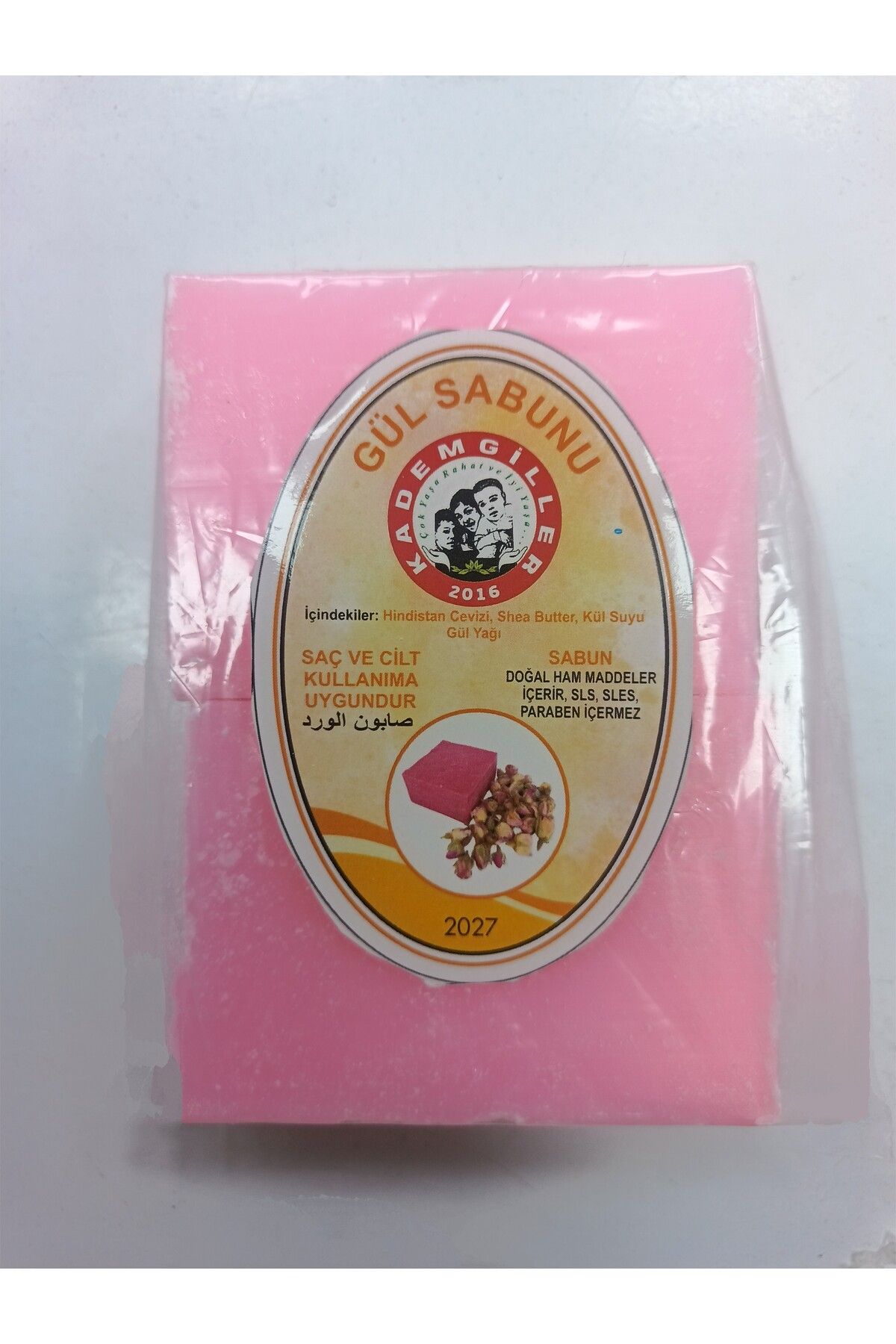 kademgiller çok yaşa rahat ve iyi yaşa ... 2016-Kademgiller Pink Rose Oil Extract Soap 2 Pcs (200g) 1