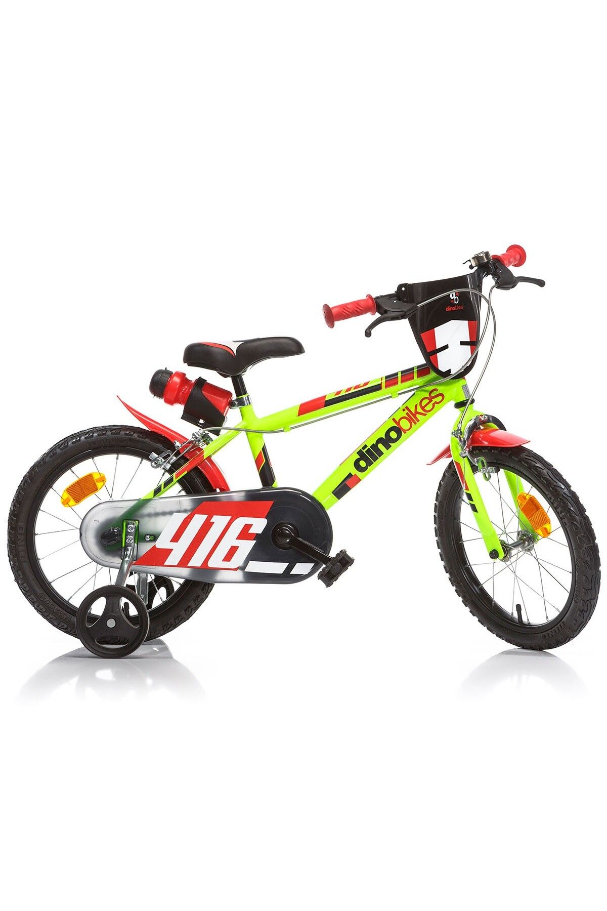 Dino Bikes-Bicicleta pentru copii model 416 DB-416US-03 Dino Bikes, 16 inch, verde 1