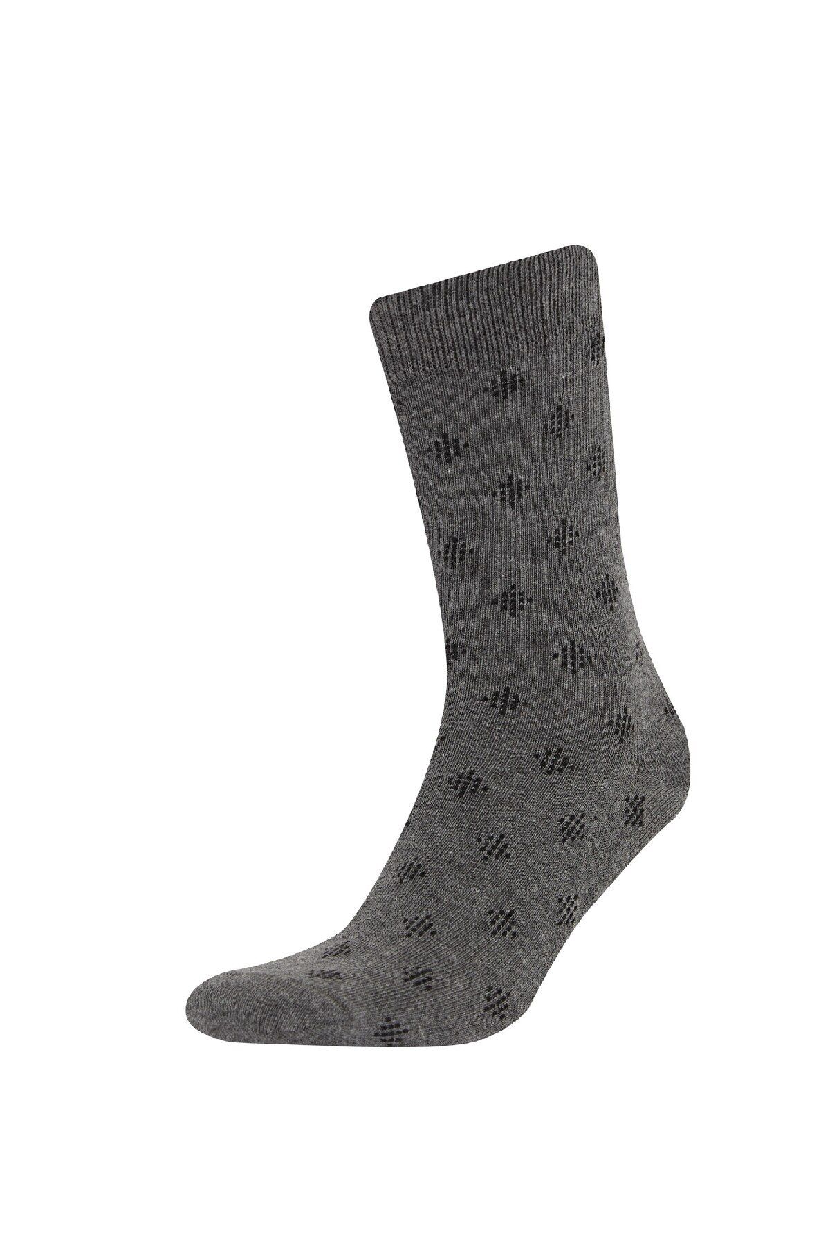 DeFacto-3-teilige lange Baumwollsocken für Herren F0938AXNS 3