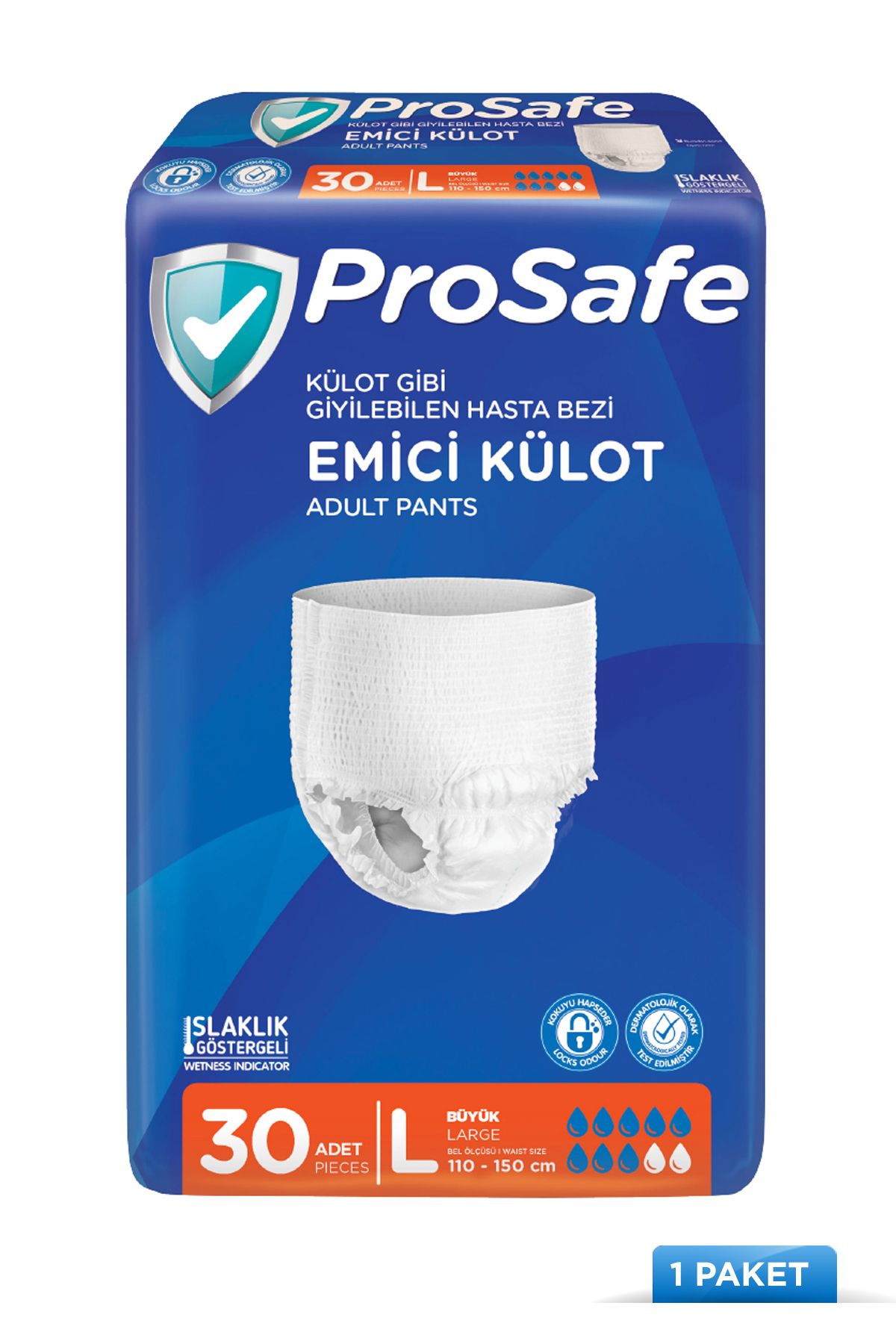 PROSAFE-30 قطعة X2 كبيرة (L) سراويل داخلية ماصة للبالغين 1