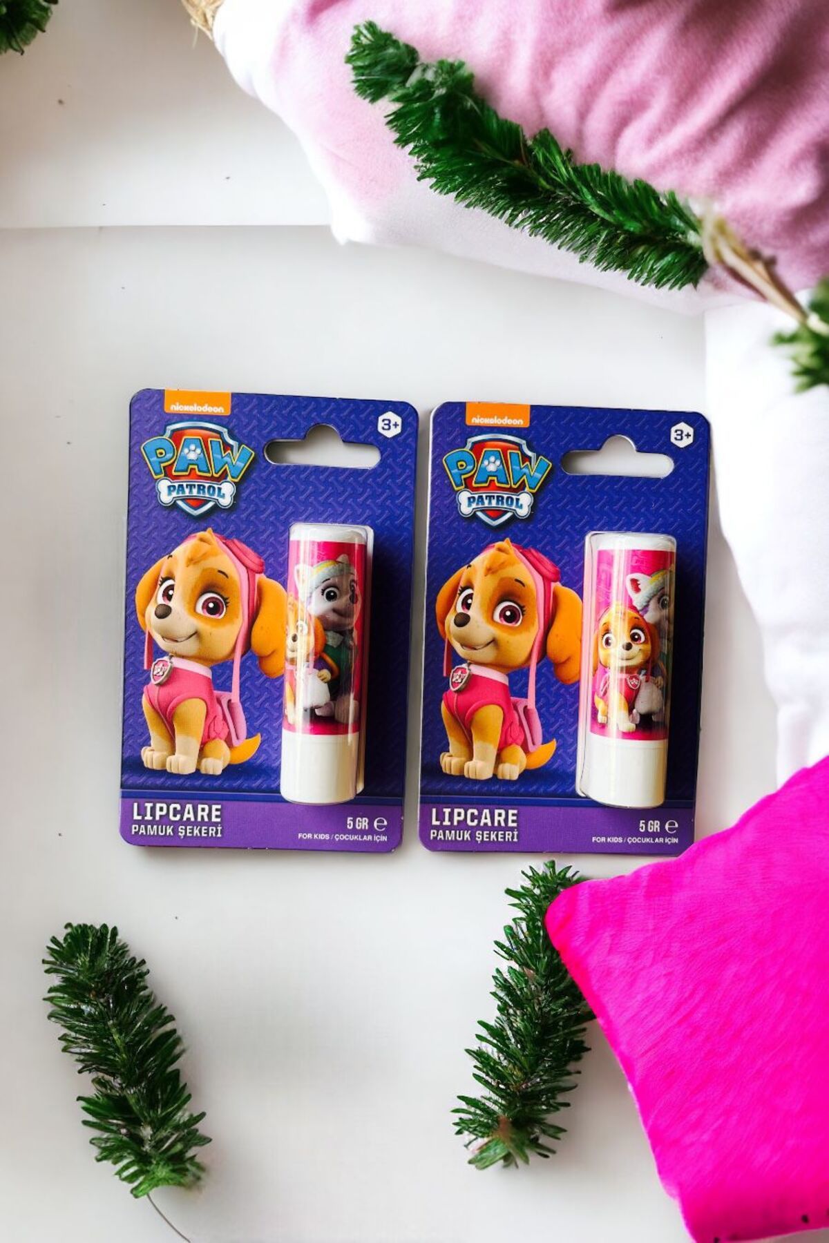 Sasta Paw Patrol Lisanslı Dudak Kremi - Paw Patrol Lip Care (2 Adet)