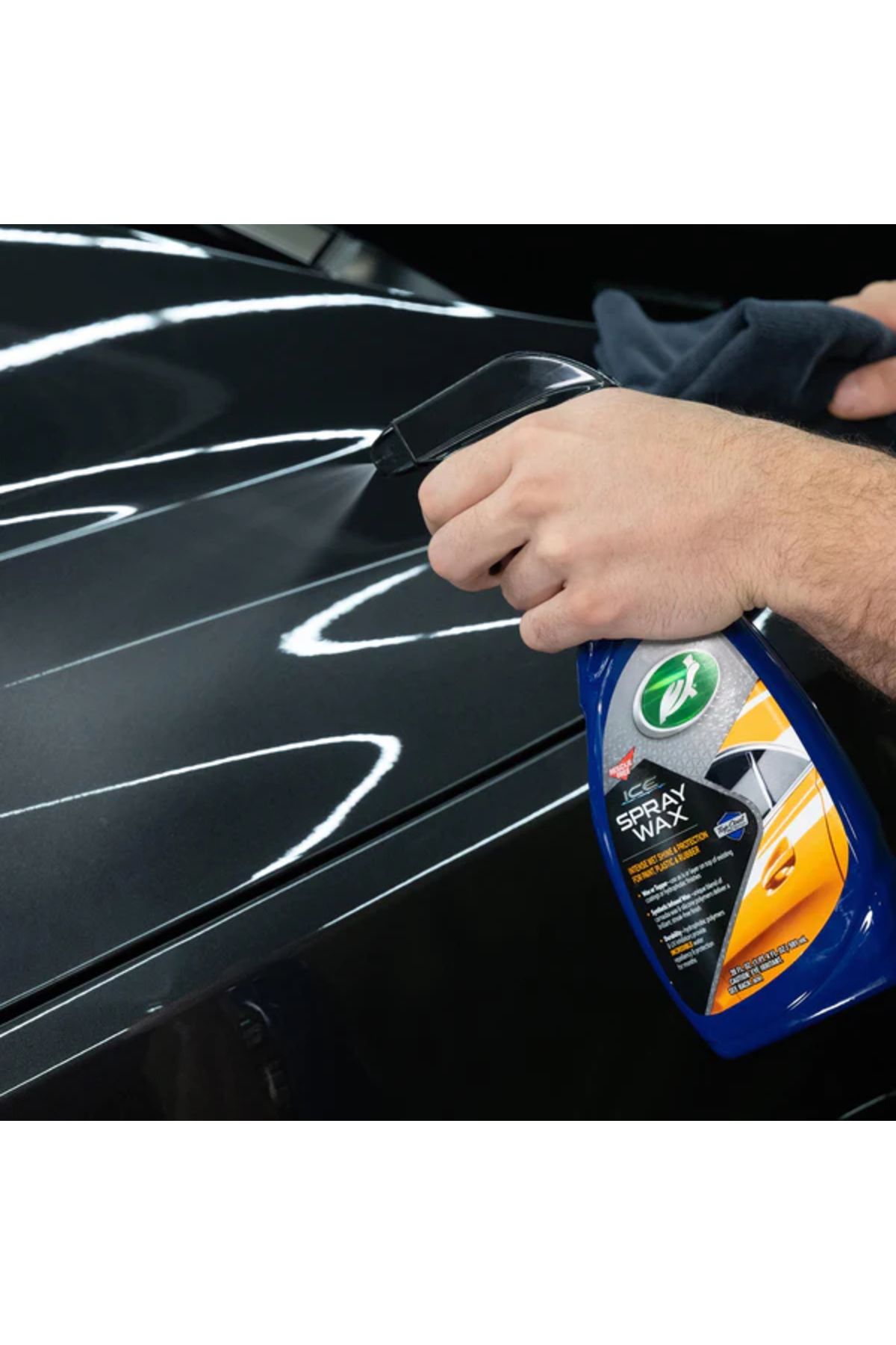 Turtle Wax-ICE Spray Wax, Ultimate High Shine Wax Finish, for Use on Car Paint 3
